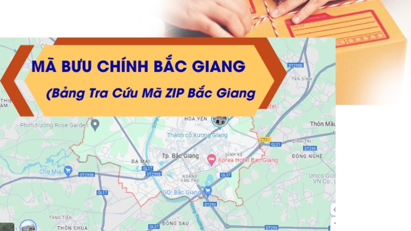 Danh sách mã ZIP các huyện của Bắc Giang 1