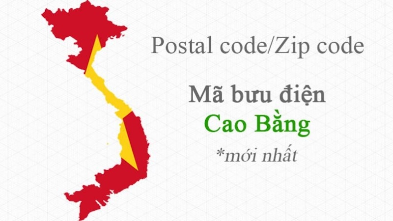 mã bưu chính Cao Bằng