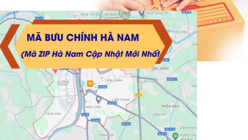 Mã ZIP Hà Nam bao nhiêu