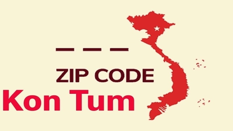 Zip code tỉnh Kon Tum